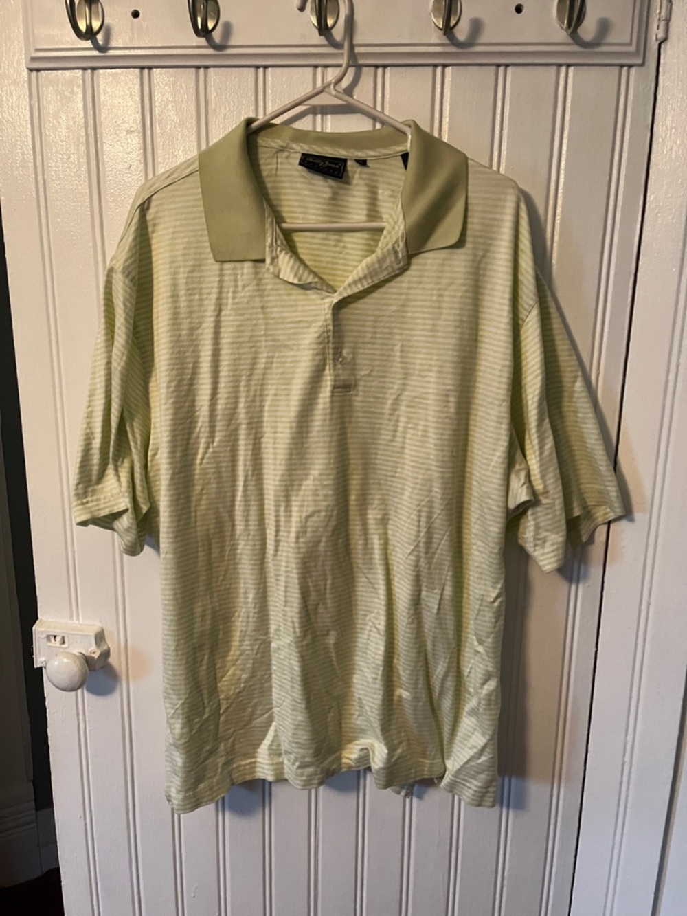 Bobby Jones Light Green Striped Polo